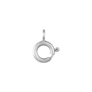 Fjäderringlås i sterlingsilver 925 smyckesdel