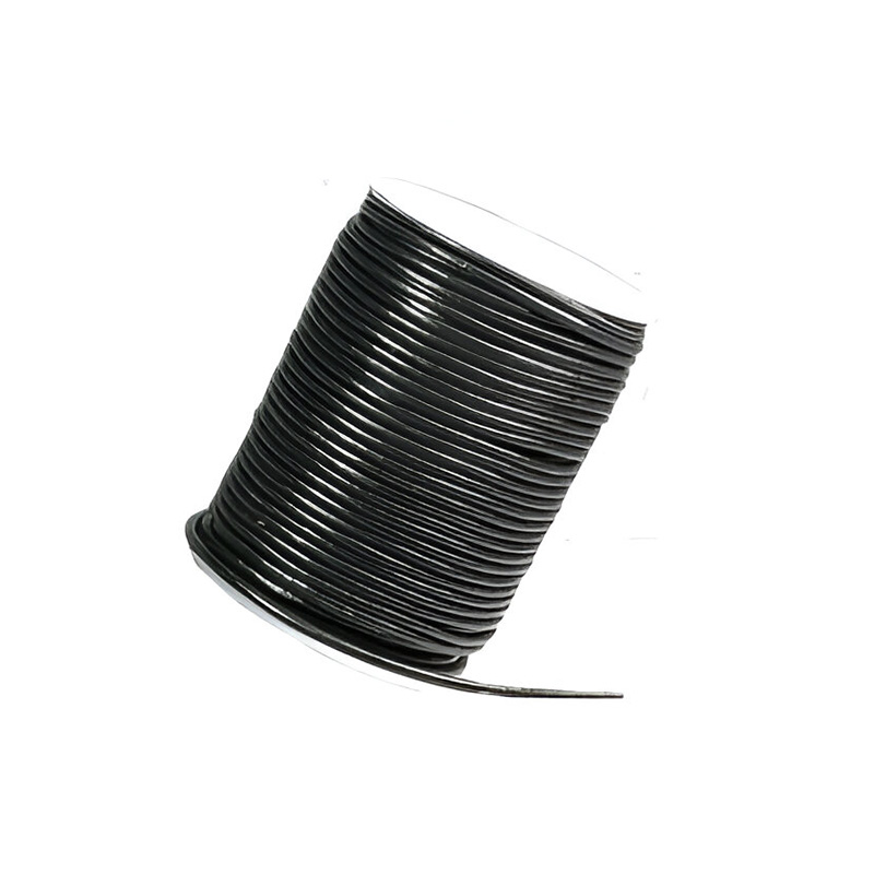 202.6640-1 Lädersnöre 1,0 mm-Svart - Bild 1