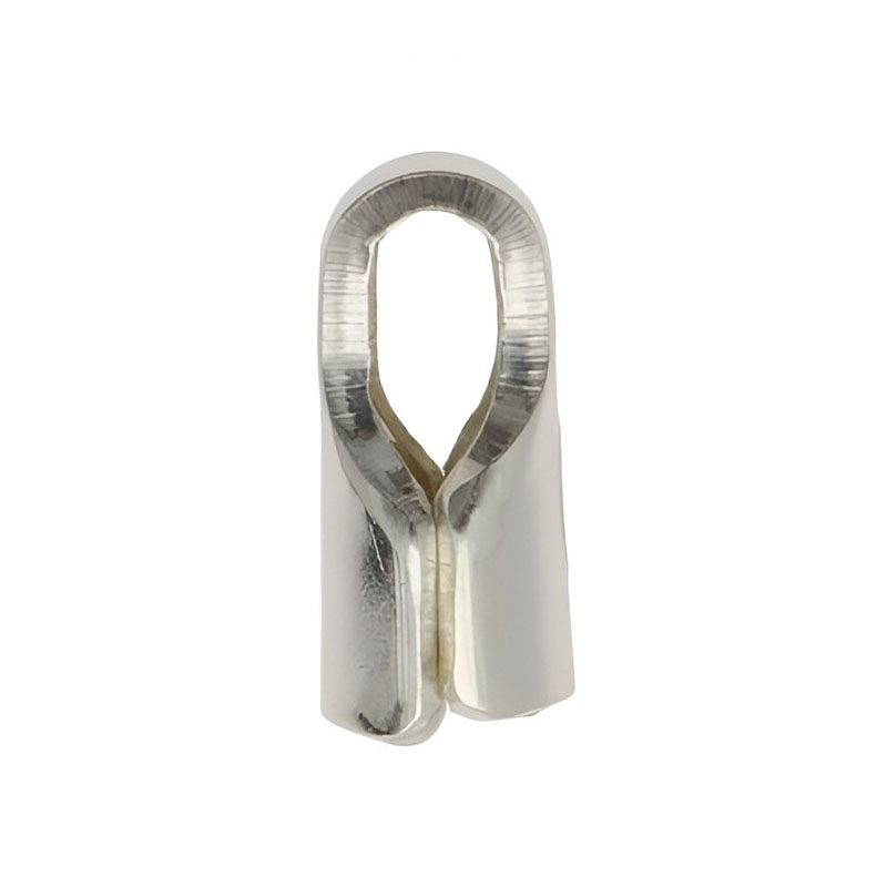 203.60006 Läderbandsfäste 3mm, sterling Sterling silver, 0,2 g - Bild 1