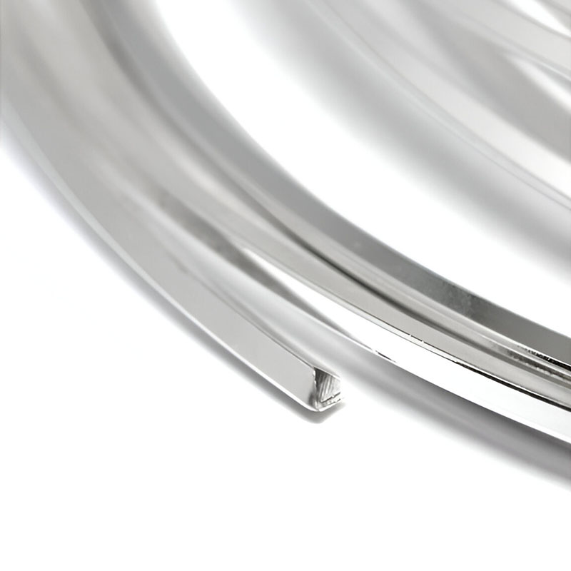 Silvertråd Fyrkant 925 silver tråd kvadrat - Bild 1