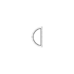 Dildo halv-rund nål fil 200 mm skär 5 - Bild 2