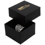 Boston XL Jewellery Box for Ring, Black