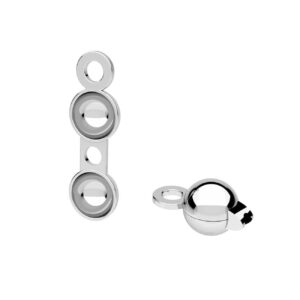 klamskal pärlspets sterling silver 925 4x12,4 mm