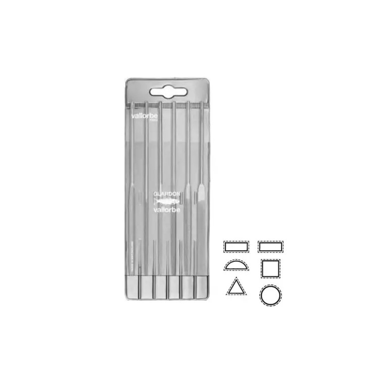 SET OF VALLORBE PRECISION NEEDLE FILES LAM020-160 (6 PCS) SET OF VALLORBE PRECISION NEEDLE FILES (6 PCS)