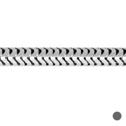 flexibel orm bulk kedja sterling silver 925 1,9 mm