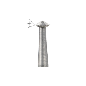 Busch® Fig. 446 – 70° Grunt Hart Burs (Tungsten Vanadium Stål)