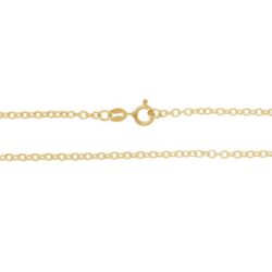 guldpläterad ankarkedja sterling silver925-a-060-50-cm
