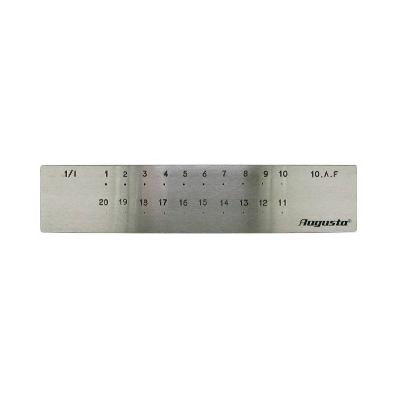 5976.12 Tråddragning dragplatta rund Ø 3.0 - 0.5 mm med 31 hål Ståltråd dragplatta rund Ø 3,0 - 0,5 mm med 31 hål