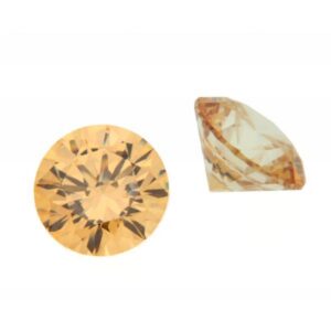 Kubisk zirkonia Amber