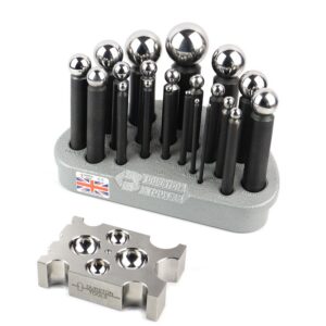 1104 21 Punch Set With Forming Block (Includes Storage Tray) from Durston Tools