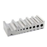 1172 hardened steel bending block for forging and bending half rounds and V-shape from Durston